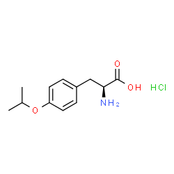 (S)-2-AMINO-3-(4-ISOPROPOXYPHENYL)PROPANOIC ACID HYDROCHLORIDE结构式