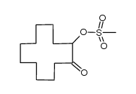 2-methanesulfonatecyclododecanone Structure