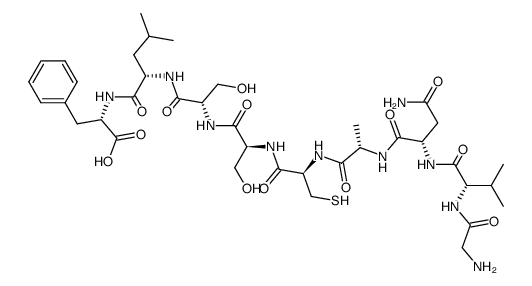 Gly-Val-Asn-Ala-Cys-Ser-Ser-Leu-Phe structure