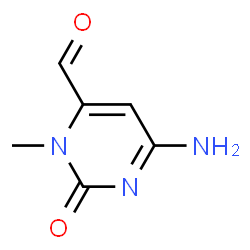 4-Pyrimidinecarboxaldehyde, 6-amino-2,3-dihydro-3-methyl-2-oxo- (9CI) structure