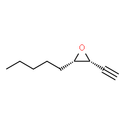 Oxirane, 2-ethynyl-3-pentyl-, (2R,3S)-rel- (9CI) picture