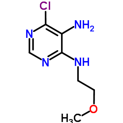 6-Chloro-N4-(2-methoxyethyl)-4,5-pyrimidinediamine Structure