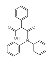 2-(diphenylcarbamoyl)-2-phenyl-acetic acid Structure