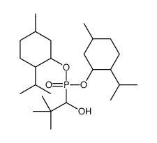 1-bis[(5-methyl-2-propan-2-ylcyclohexyl)oxy]phosphoryl-2,2-dimethylpropan-1-ol Structure