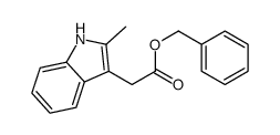 benzyl 2-(2-methyl-1H-indol-3-yl)acetate Structure