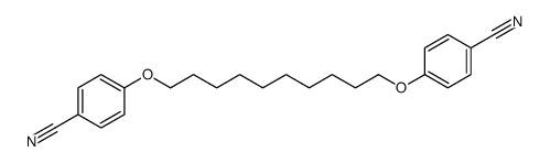 4-[10-(4-cyanophenoxy)decoxy]benzonitrile结构式