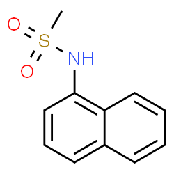 Methanesulfonamide,N-1-naphthalenyl- Structure