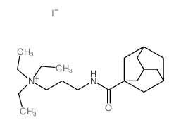 3-(adamantane-1-carbonylamino)propyl-triethyl-azanium结构式