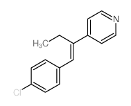 4-[1-(4-chlorophenyl)but-1-en-2-yl]pyridine picture