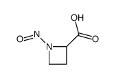 1-Nitroso-2-azetidinecarboxylic acid结构式