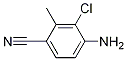 4-氨基-3-氯-2-甲基苯腈结构式