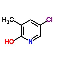 2-羟基-3-甲基-5-氯吡啶结构式