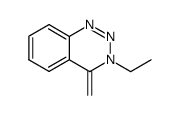 3-ethyl-4-methylene-3,4-dihydro-benzo[d][1,2,3]triazine结构式