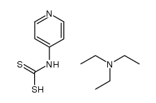 N-4-pyridinylcarbamodithioic acid triethylammonium salt结构式