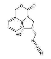 (3R,4S)-3-azidomethyl-1-benzyloxycarbonyl-4-hydroxypyrrolidine结构式