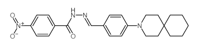 N-[[4-(3-azaspiro[5.5]undec-3-yl)phenyl]methylideneamino]-4-nitro-benzamide picture