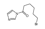 6-bromo-1-imidazol-1-ylhexan-1-one Structure