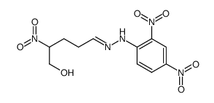 5-Hydroxy-4-nitropentanal-2.4-dinitrophenylhydrazon Structure