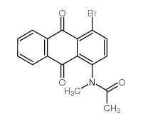 1-bromo-4-(N-methylacetamido)anthraquinone结构式