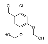 [4-chloro-5-(chloromethyl)-2-(hydroxymethoxy)phenoxy]methanol Structure