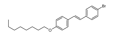 1-bromo-4-[2-(4-octoxyphenyl)ethenyl]benzene Structure