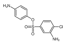 3-AMINO-4-CHLORO-BENZENESULFONIC ACID 4-AMINO-PHENYL ESTER Structure