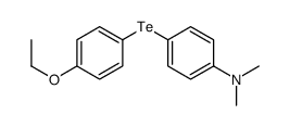 4-(4-ethoxyphenyl)tellanyl-N,N-dimethylaniline Structure