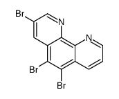 3,5,6-TRIBROMO-[1,10]PHENANTHROLINE structure