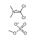 dichloromethylene-dimethyl-ammonium; methyl sulfate Structure