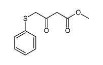 3-氧代-4-(苯基硫代)丁酸甲酯结构式