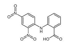 2-(2,4-dinitroanilino)benzoic acid结构式