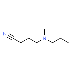 Butyronitrile, 4-(methylpropylamino)- (5CI) Structure