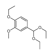 ethyl vanillin diethyl acetal Structure