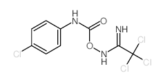 2,2, 2-Trichloroacetimidohydroxamic p-chlorophenylcarbamicanhydride结构式