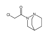 1,2-Diazabicyclo[2.2.2]octane, 2-(chloroacetyl)- (9CI)结构式