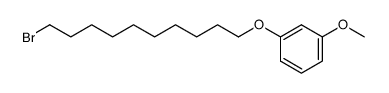 1-((10-bromodecyl)oxy)-3-methoxybenzene Structure