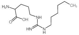 2-amino-5-[[amino-(hexylamino)methylidene]amino]pentanoic acid picture