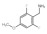 2,6-DIFLUORO-4-METHOXYBENZYLAMINE structure