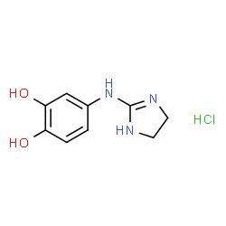 4-((4,5-DIHYDRO-1H-IMIDAZOYL-2-YL)AMINO)-1,2-BENZENEDIOL MONOHYDROCHLORIDE picture