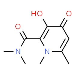 2-Pyridinecarboxamide, 1,4-dihydro-3-hydroxy-N,N,1,6-tetramethyl-4-oxo- (9CI) Structure