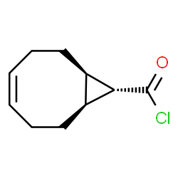 Bicyclo[6.1.0]non-4-ene-9-carbonyl chloride, (1alpha,8alpha,9alpha)- (9CI) Structure