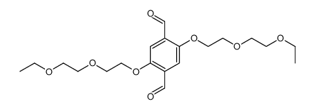 2,5-bis[2-(2-ethoxyethoxy)ethoxy]terephthalaldehyde Structure