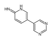 5-pyrimidin-5-ylpyridin-2-amine结构式