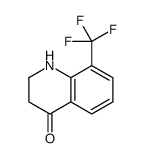 8-(trifluoromethyl)-2,3-dihydro-1H-quinolin-4-one结构式