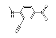 2-Methylamino-5-nitro-benzonitrile Structure