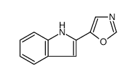 1H-Indole, 2-(5-oxazolyl)结构式