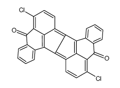 6,14-Dichloroaceanthryleno[2,1-a]aceanthrylene-5,13-dione结构式