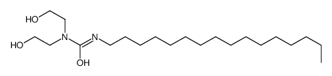 3-hexadecyl-1,1-bis(2-hydroxyethyl)urea structure