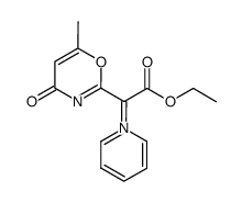 pyridinium ethoxycarbonyl(6-methyl-4-oxo-4H-1,3-oxazin-2-yl)methylide Structure