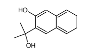 3-(1'-hydroxy-1'-methylethyl)-2-naphthol结构式